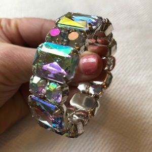 Formal prism stone stretch bracelet